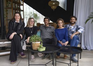 Arquitecta Maia De Gaetano, Arquitecto Facundo Echave, Ingeniero Federico Paz Walther y Arquitecta Mariel Amestoy