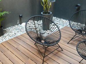 Disfrutá de un deck sin preocuparte por el mantenimiento. Disfrutá de un deck sin preocuparte por el mantenimiento.